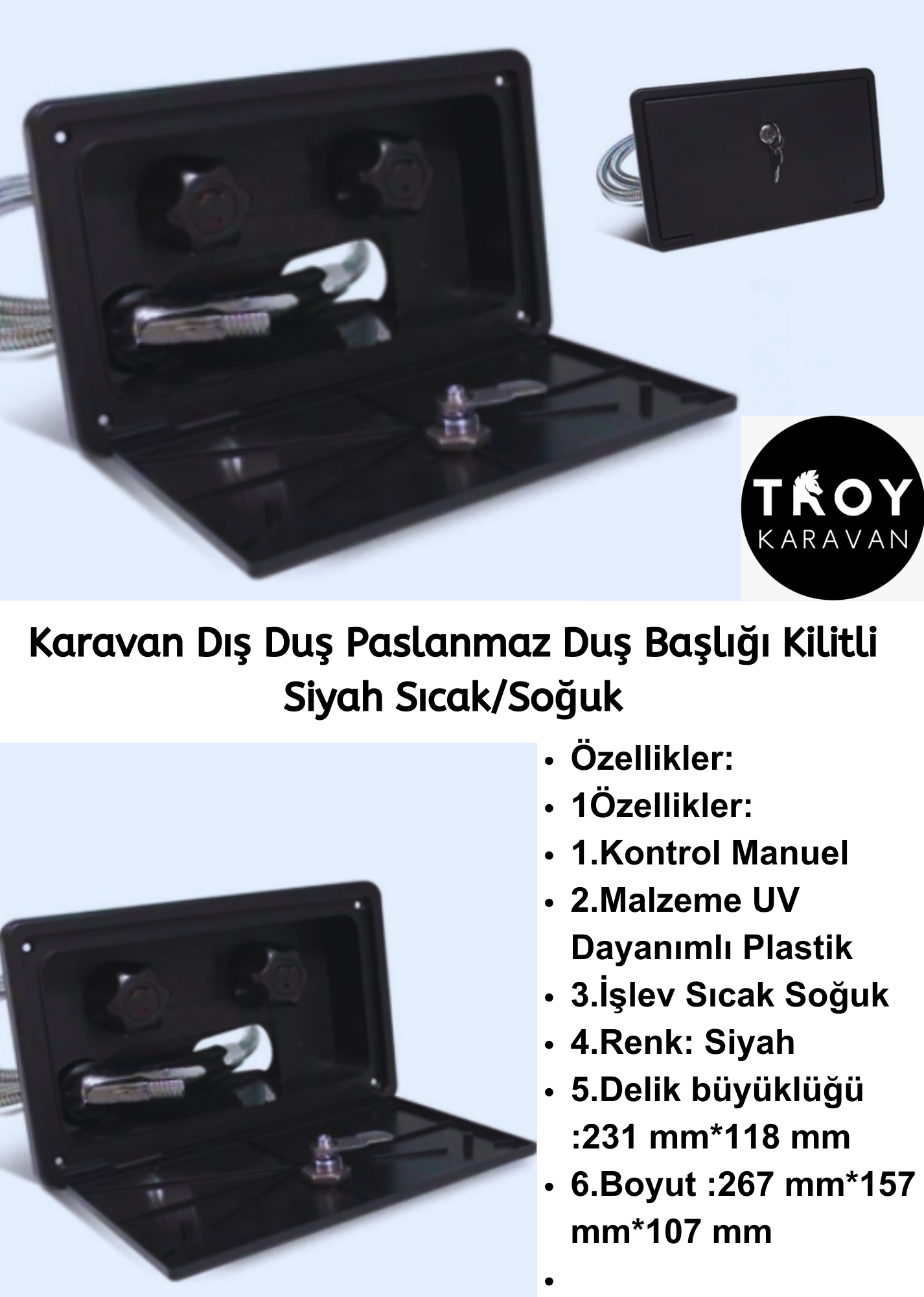 Karavan%20Dış%20Duş%20(Siyah)%20Sıcak/soğuk%20Paslanmaz%20Metal%20Hortum%20Paslanmaz%20Inox%20Duş%20Başlığı%20Kilitli